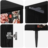  Noćni ormar BORNE Crni hrast 36 x 33 x 51 cm Konstruirano drvo | shoptok.hr
