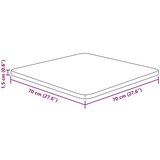  Kvadratna mizna plošča 70x70x1,5 cm neobdelana trdna hrastovina, (20817853) | Shoptok.si