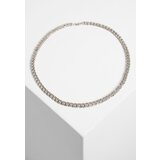 Urban Classics Necklace with rhinestones - silver color Cene