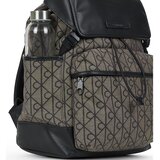 Calvin Klein Jeans Nahrbtniki MIXED EMBLEM AOP FLAP BACKPACK Črna | Shoptok.si