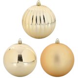 vidaXL Set božičnih okraskov 3 pcs Zlata | Shoptok.si