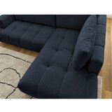 Bobochic Paris Tamno plava sklopiva/s prostorom za odlaganje kutna garnitura (s desnim kutom/u obliku slova L) Fuji – | shoptok.hr