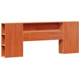 Krevet s regalom za knjige bez madraca 200x200 cm od borovine | shoptok.hr