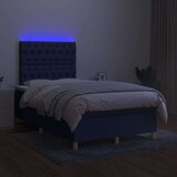  Box spring s madracem LED crni 120 x 200 cm od tkanine | shoptok.hr