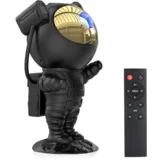 Lampa astronaut sa projektorom zvezdanog neba sa daljinskim crna