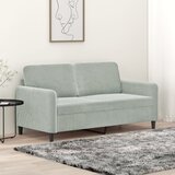  Dvosjed Svjetlosiva 140 cm baršunasti | shoptok.hr