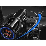  Led 2x usb 3.0 auto punjač za brzo punjenje quickcharge 3.1a uređaja | shoptok.hr