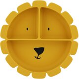 Trixie silikonski neklizajući djeljeni tanjur mr. lion | shoptok.hr