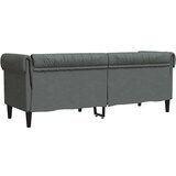  Chesterfield sofa stolica Tamno siva 201.5 x 74.5 x 74.5 cm | shoptok.hr