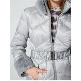 Koton Long Puffer Coat Belted Faux Für Detailed With Pocket | shoptok.hr