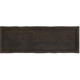 Stolna ploča tamnosmeđa 120x40x(2-6) cm obrađena hrastovina | Eponuda.com