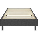 vidaXL Krevet od tkanine s oprugama tamnosivi 80 x 200 cm | shoptok.hr