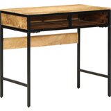 vidaXL miza 80x50x75 cm masivni les rough mango | Shoptok.si