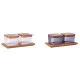  STAKLENKE S PODLOŠKOM SET 2/1 26*9CM 82932 Cijene