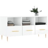 TV ormarić sjajni bijeli 102 x 36 x 50 cm od konstruiranog drva | Shoptok.si