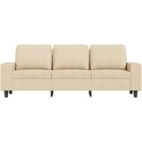  Trosjed s tabureom krem 180 cm od tkanine | shoptok.hr