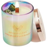 Crystallove Crystalized Scented Candle Rainbow Fluorite mirisna svijeća 220 g | shoptok.hr