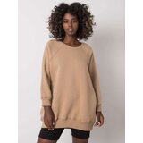 ex moda Sweatshirt-EM-BL-623.06-dark beige | shoptok.hr
