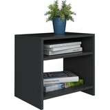  Noćni ormarići 2 kom crni 40 x 30 x 40 cm od konstruiranog drva | Eponuda.com
