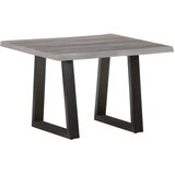 vidaXL Klubska mizica z živimi robovi 60x60x40 cm trden akacijev les, (21013911) | Shoptok.si