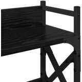  Držač za printer Crni hrast 40 x 20 x 40 cm Konstruirano drvo Slike