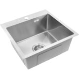 Rea Jekleno pomivalno korito Leo 40 BRUSH NICKEL | Shoptok.si