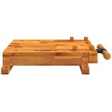  Ploča za radni stol sa škripcem 52 x 44 x 9,5 cm bagremovo drvo | Eponuda.com