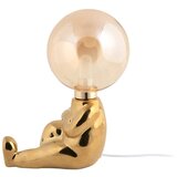 Leitmotiv LED zatemnitvena namizna svetilka v zlati barvi s steklenim senčilom (višina 22,5 cm) Joey – | Shoptok.si