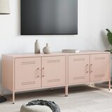 vidaXL TV omarica 2 kosa roza 68x39x50,5 cm jeklo Cene