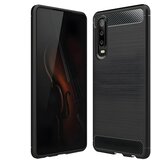 IZMAEL.eu Ohišje Carbon Shield TPU za Huawei P30 - Črna | Shoptok.si