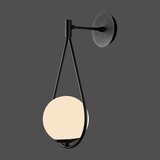 Squid Lighting R Črna stenska svetilka ø 15 cm Arch – | Shoptok.si