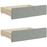  Dnevni krevet na razvlačenje svjetlosivi 90 x 200 cm baršunasti | shoptok.hr