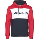 Jack & Jones Puloverji JJELOGO BLOCKING Rdeča Cene
