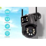  icsee dual-head ptz kamera 28MPX – fiksna + rotirajuća, wifi, autotracking, IP66 | Eponuda.com