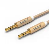 3.5 mm audio kabl gold 1m