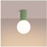 Sollux Žajbljevo zelena stropna svetilka iz opalnega stekla ø 12 cm Orbital – | Shoptok.si