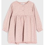 Sinsay Pamučna haljina s cvjetnim uzorkom i čipkastim obrubom | shoptok.hr