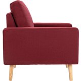  2-dijelni set sofa od tkanine crvena boja vina | shoptok.hr