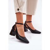 Maciejka Leather Heels On A Heel | Shoptok.si