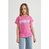 Defacto Girls Printed Short Sleeve T-Shirt Cene