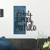 Wallxpert Ebedi Nakıs -3 BlueBlack Decorative Wooden Wall Accessory | Eponuda.com