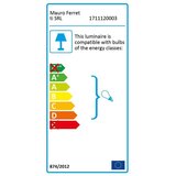 Mauro Ferretti Bela/v zlati barvi namizna svetilka s steklenim senčilom (višina 74 cm) Glamy – | Shoptok.si