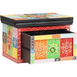 vidaXL Noćni ormarići 2 kom 40x30x28 cm Čvrsto drvo manga i kompozitno drvo | shoptok.hr