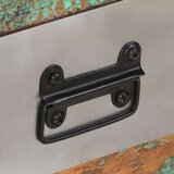 vidaXL Klubska mizica s 3 predali trden predelan les 100x50x35 cm Cene