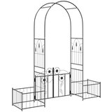 Vrtni Luk Jednobojno Crna 203 x 50 x 218 cm | shoptok.hr