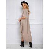 RUE PARIS Dress-RV-SK-R4889.09-dark beige | shoptok.hr