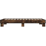  Okvir kreveta boja hrasta 75 x 190 cm konstruirano drvo i metal | Eponuda.ba