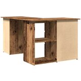 vidaXL Kutni radni stol staro drvo 145x100x76 cm konstruirano drvo | shoptok.hr
