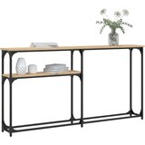  Konzolni stol boja hrasta 145 x 22,5 x 75 cm konstruirano drvo | shoptok.hr