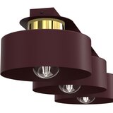  plafonsko svetlo marti 3xE27/15W/230V 68x20,5 cm bordo/zlatna | Eponuda.com